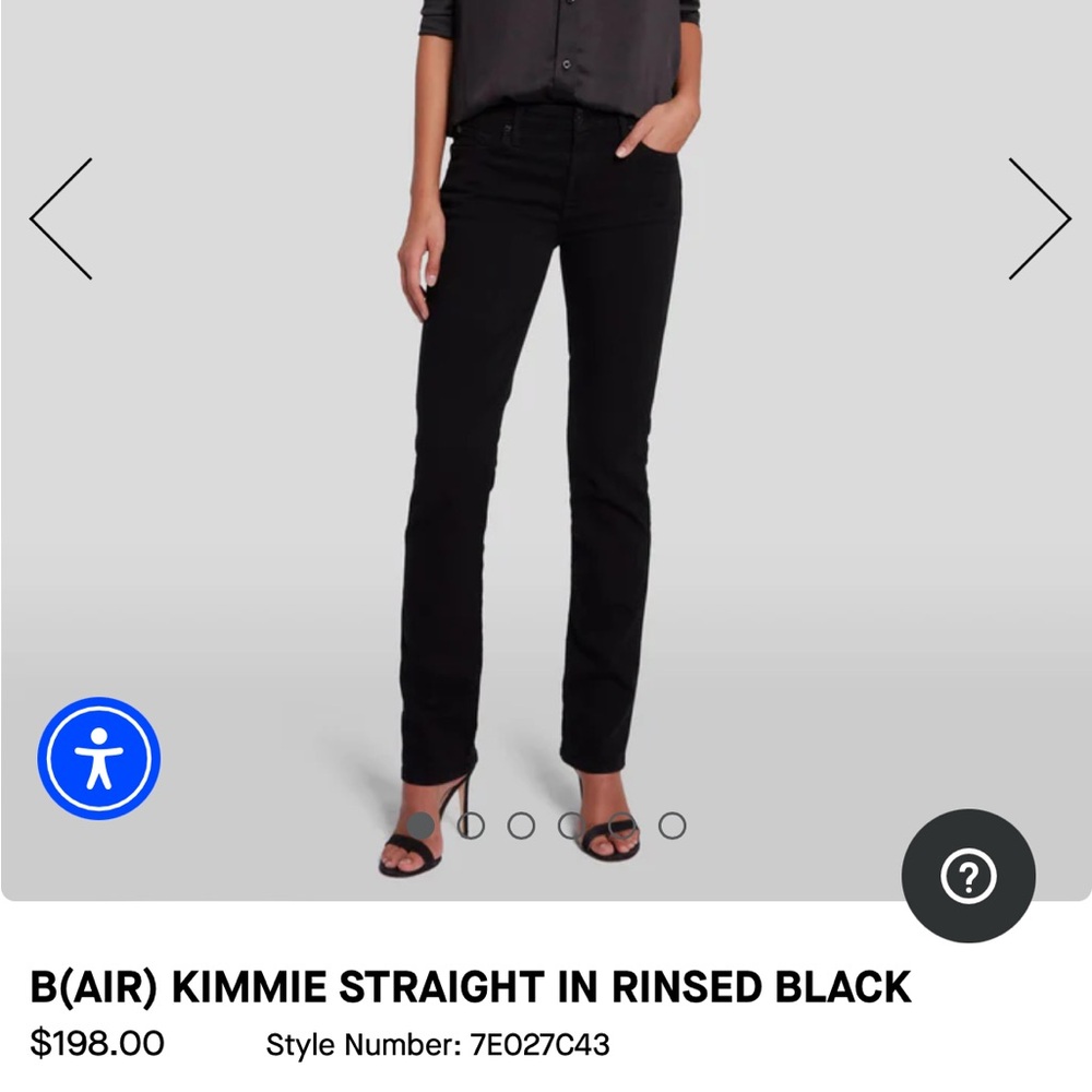 7 for all Mankind B(air) Kimmie Straight Leg